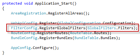 Registering Global Filters in Global.asax Registering Global Filters in Global.asax