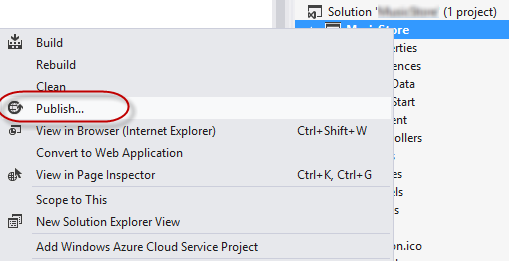 Publishing the Application Publishing the Application