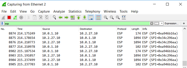Capture of IPsec encrypted traffic 51