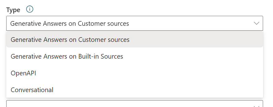 A screenshot of the orchestrator plugin types