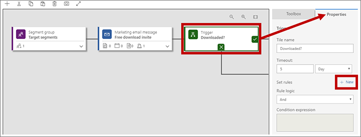 Trigger properties Trigger properties.