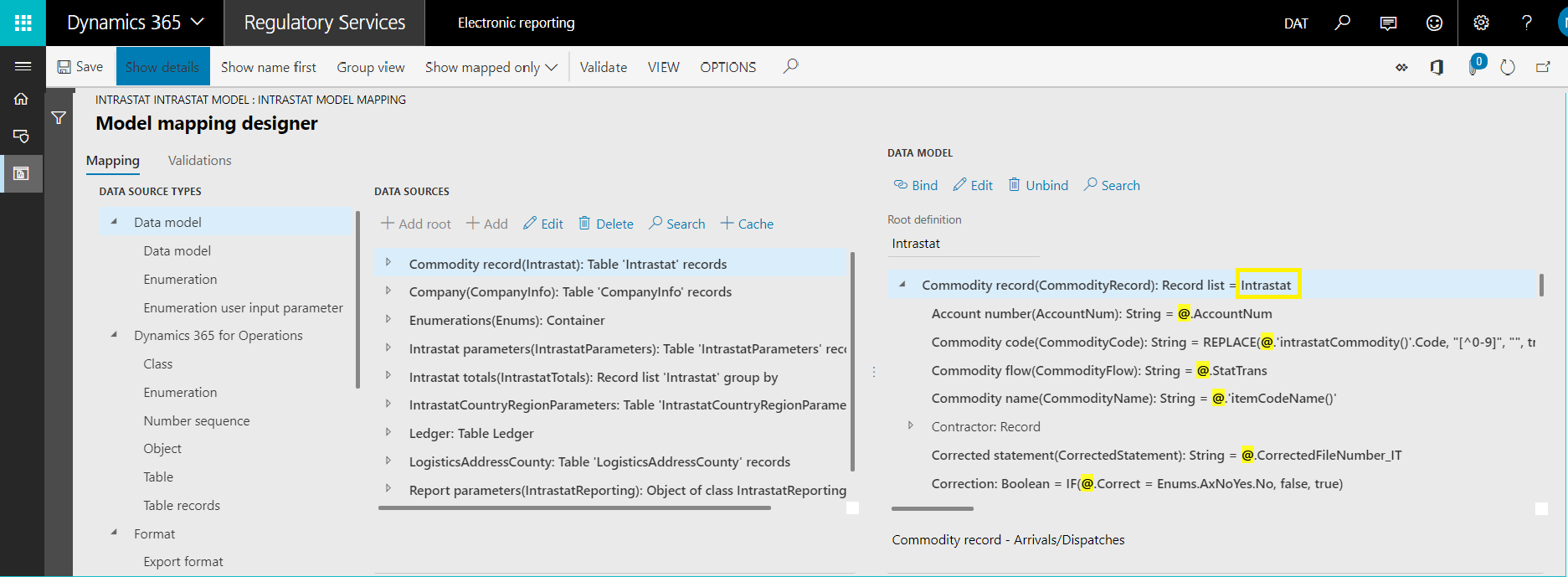 Model mapping designer.