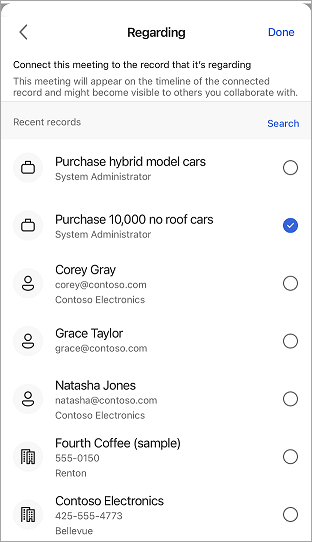 Select and save the record change Select and save the record change.