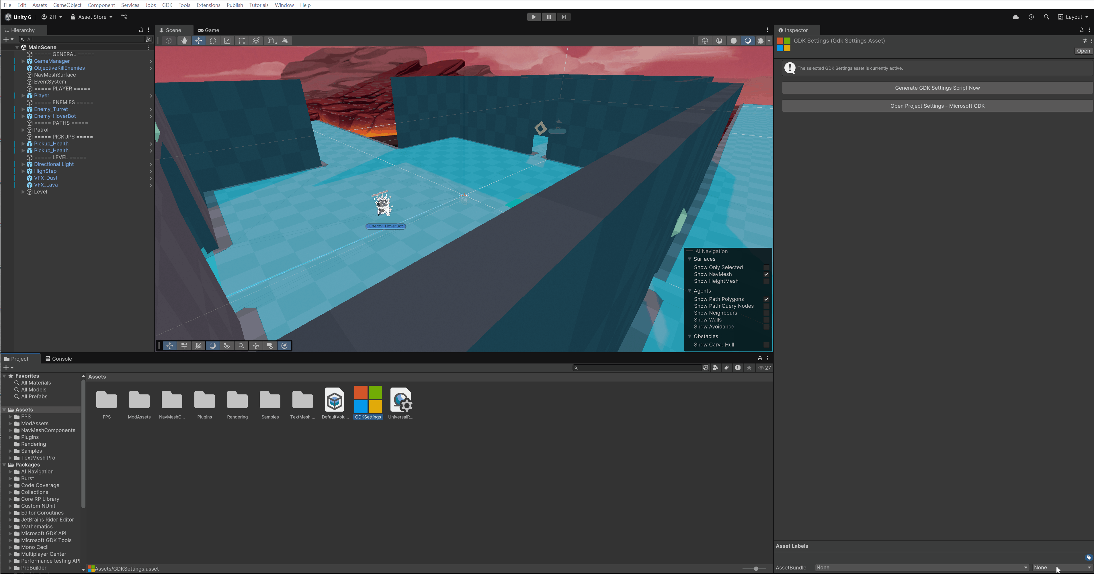 Microsoft Game Config Asset being created in Unity 6