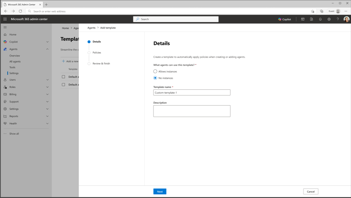 Screenshot of Details page.