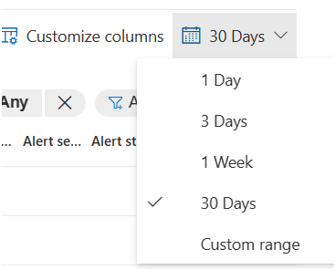 Screenshot of a specific user's page in the Microsoft Defender portal.