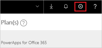 Screenshot of the gear icon.