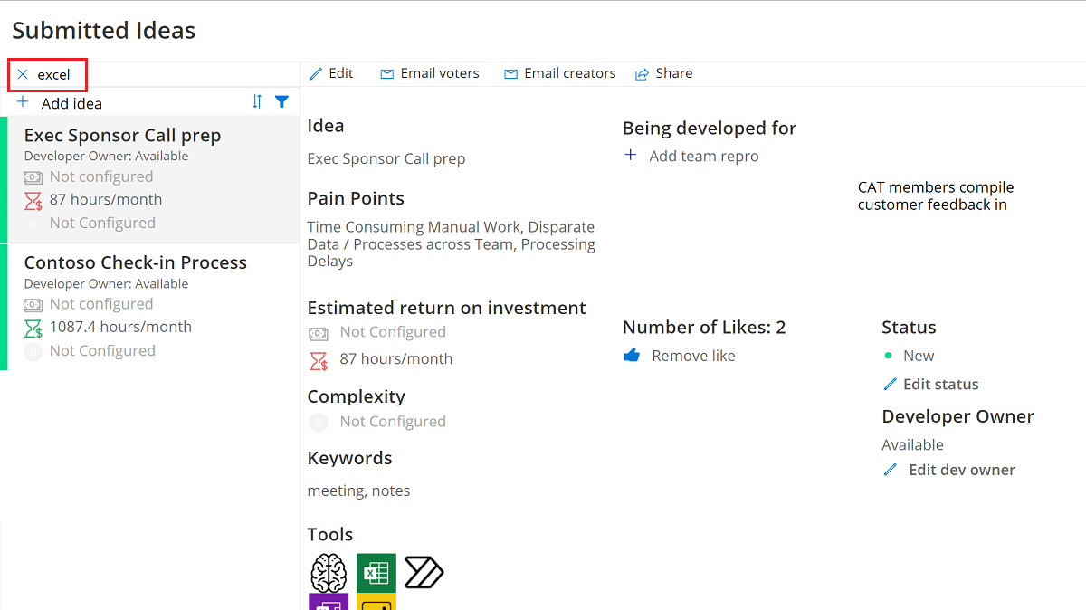 Search for ideas by keyword, tool, team, name or creator. Search for ideas by keyword, tool, team, name or creator.