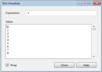 DBG_JSNAV_Text_Visualizer Debug text visualizer