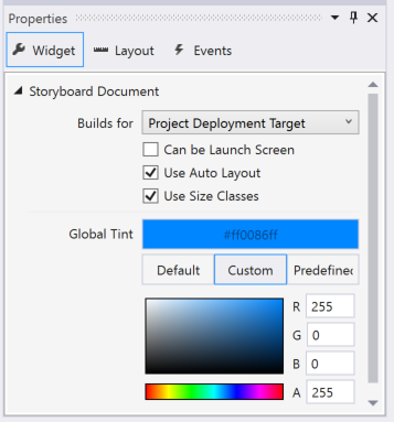Set the Tint to colorize the image