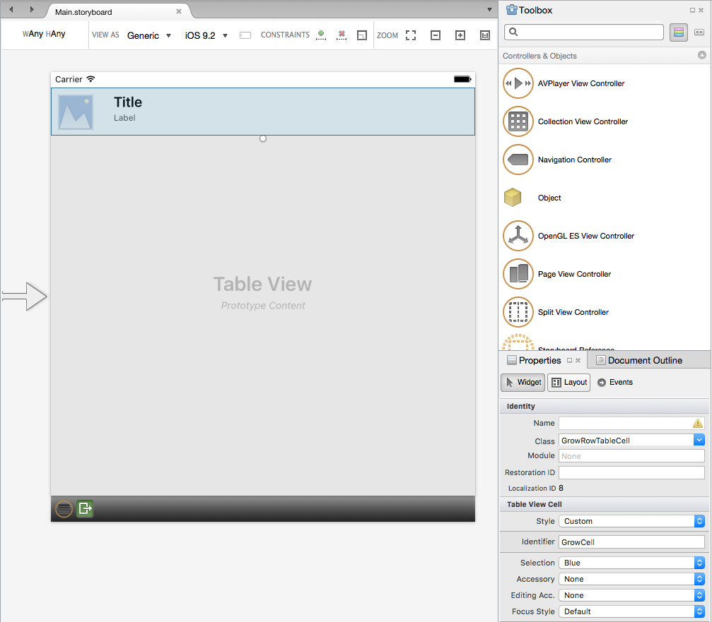 Giving the Cell Prototype a unique Identifier