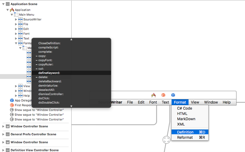 Attaching an action Attaching an action