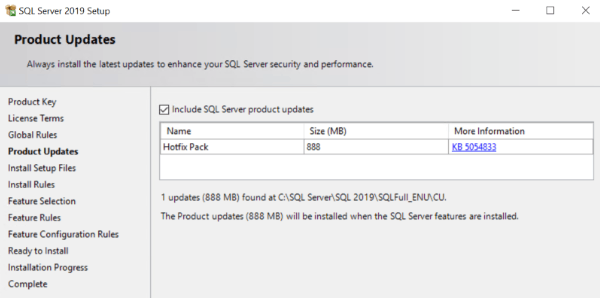 Screenshot showing the results.