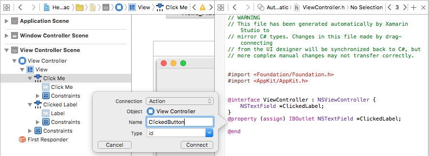 Naming the new Action